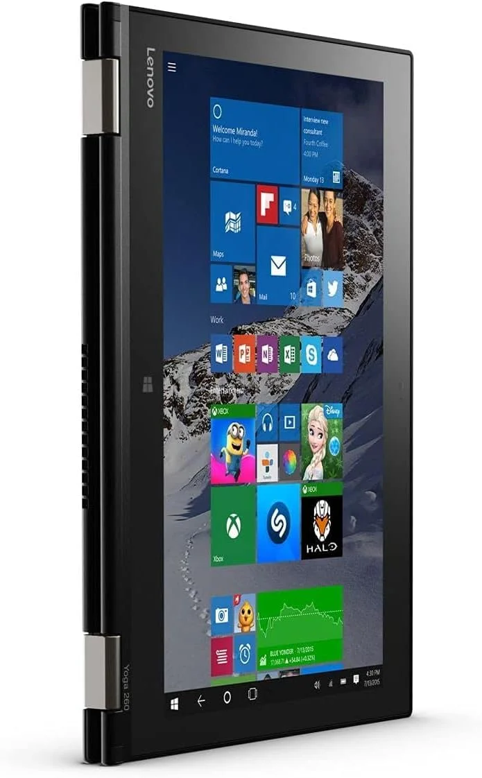لپ تاپ تجاری اولترابوک لنوو Thinkpad YOGA 260 (بازسازی شده) | پردازنده intel Core i5-6300U | رم 8 گیگابایت | حافظه SSD 256 گیگابایت | صفحه نمایش لمسی 12.5 اینچی 360 درجه | ویندوز 10 حرفه ای |، مشکی لپ تاپ تجاری اولترابوک لنوو Thinkpad YOGA 260 (بازسازی شده) | پردازنده intel Core i5-6300U | رم 8 گیگابایت | حافظه SSD 256 گیگابایت | صفحه نمایش لمسی 12.5 اینچی 360 درجه | ویندوز 10 حرفه ای |، مشکی