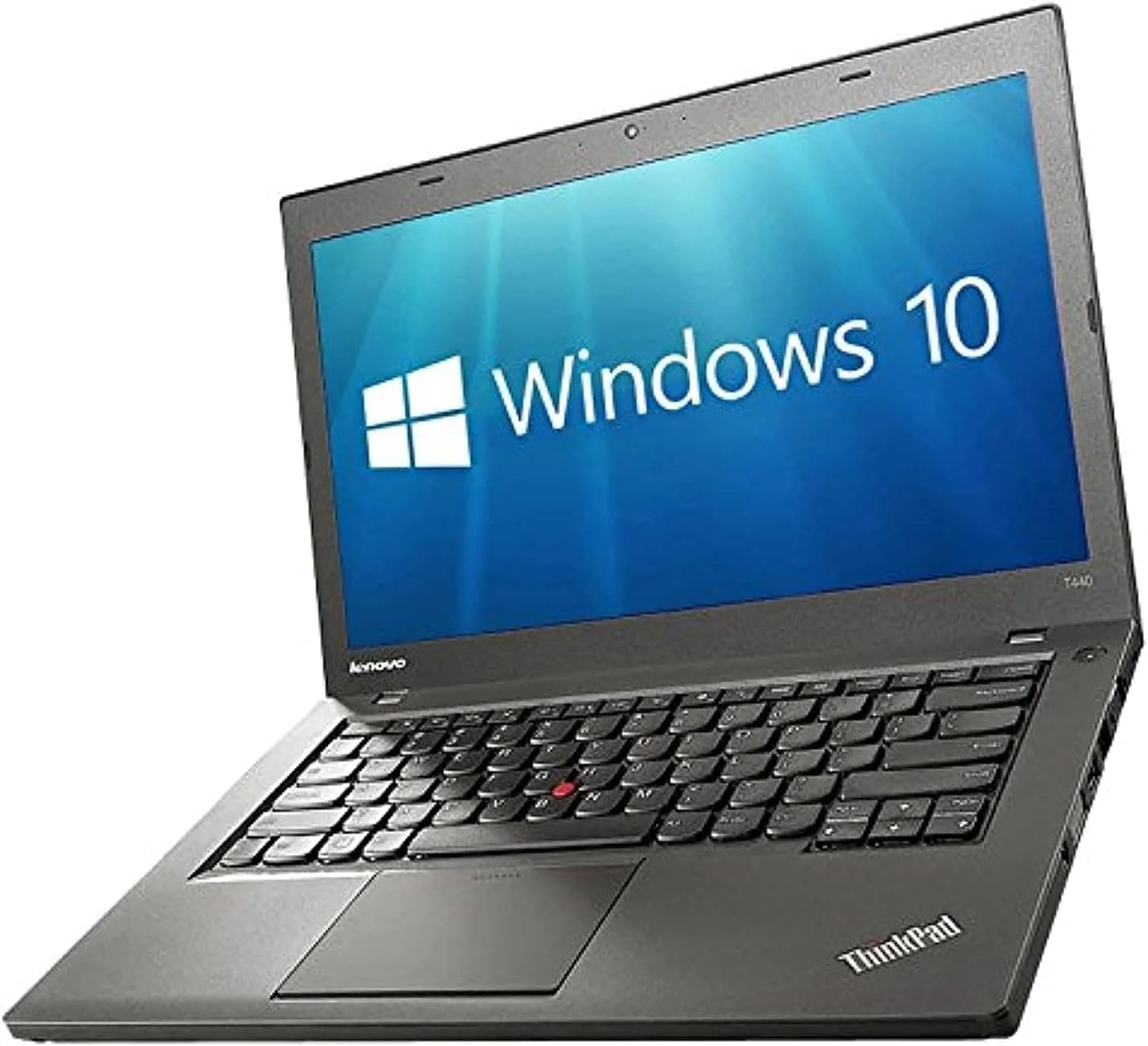 لپ تاپ لنوو ThinkPad T450J5 (بازسازی شده) صفحه نمایش 14 اینچی، پردازنده i5-4300U، رم 8 گیگابایت، حافظه SSD 256 گیگابایت، وای فای، وب کم، USB 3.0، ویندوز 10 Professional 64 بیتی، مشکی