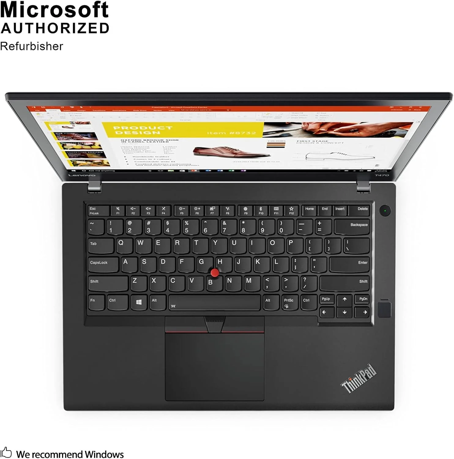 لپ تاپ تجاری 14 اینچی لنوو Thinkpad T470 (بازسازی شده)، پردازنده Intel Core i5-6300U، رم 16 گیگابایتی DDR4، حافظه SSD 1 ترابایتی، کیبورد با نور پس زمینه، HDMI، Type-C، ویندوز 10 پرو 64 بیتی، دوربین