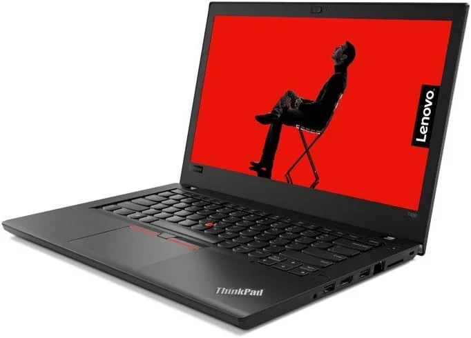 لپ تاپ تجاری لنوو ThinkPad T480 بازسازی شده | پردازنده intel Core i5-8250U | رم 8 گیگابایتی | SSD 256 گیگابایتی | گرافیک intel HD 620 | صفحه نمایش 14.1 اینچی | ویندوز 10 پرو (بازسازی شده)