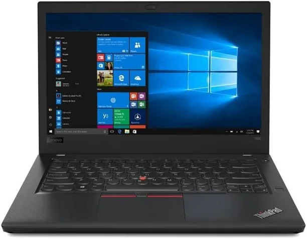 لپ تاپ تجاری لنوو ThinkPad T480 بازسازی شده | پردازنده intel Core i5-8250U | رم 8 گیگابایتی | SSD 256 گیگابایتی | گرافیک intel HD 620 | صفحه نمایش 14.1 اینچی | ویندوز 10 پرو (بازسازی شده)