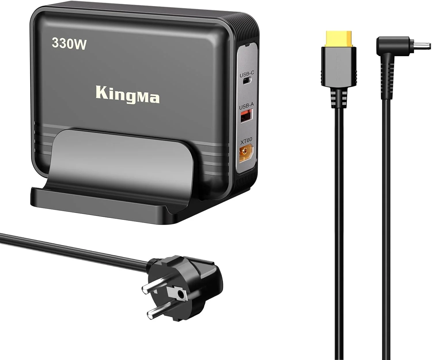 شارژر لپ تاپ 330 واتی King Ma GaN، آداپتور شارژ سریع PD 3.0 ROG FX50 برای لپ تاپ های گیمینگ و مهندسی سازگار با FX53/ZX50/K550/N550/A550/N551/FX63