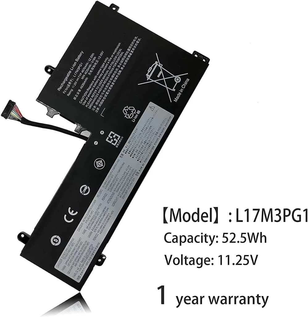 باتری L17M3PG1 سازگار با لپ تاپ های Lenovo Legion Y530-15ICH Y7000 2019 1050 Y7000-2019-PG0 Y540-15IRH-PG0 Y540-17IRH-PG0 Y7000P L17L3PG1 L17C3PG1 L17M3PG3 11.25V باتری L17M3PG1 سازگار با لپ تاپ های Lenovo Legion Y530-15ICH Y7000 2019 1050 Y7000-2019-PG0 Y540-15IRH-PG0 Y540-17IRH-PG0 Y7000P L17L3PG1 L17C3PG1 L17M3PG3 11.25V