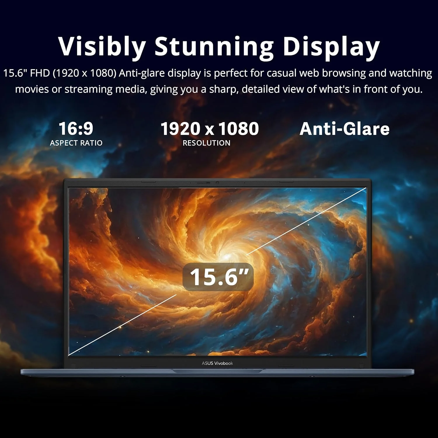 لپ تاپ 15.6 اینچی ASUS Vivobook FHD، پردازنده Intel i5-1235U، رم 40 گیگابایتی DDR4، حافظه 2.16 ترابایتی (2 ترابایت SSD + مجموعه داکینگ استیشن 160 گیگابایتی)، گرافیک Intel Iris Xe، صفحه کلید اعداد، دوربین 720p HD، ویندوز 11 پرو، آبی آرام لپ تاپ 15.6 اینچی ASUS Vivobook FHD، پردازنده Intel i5-1235U، رم 40 گیگابایتی DDR4، حافظه 2.16 ترابایتی (2 ترابایت SSD + مجموعه داکینگ استیشن 160 گیگابایتی)، گرافیک Intel Iris Xe، صفحه کلید اعداد، دوربین 720p HD، ویندوز 11 پرو، آبی آرام