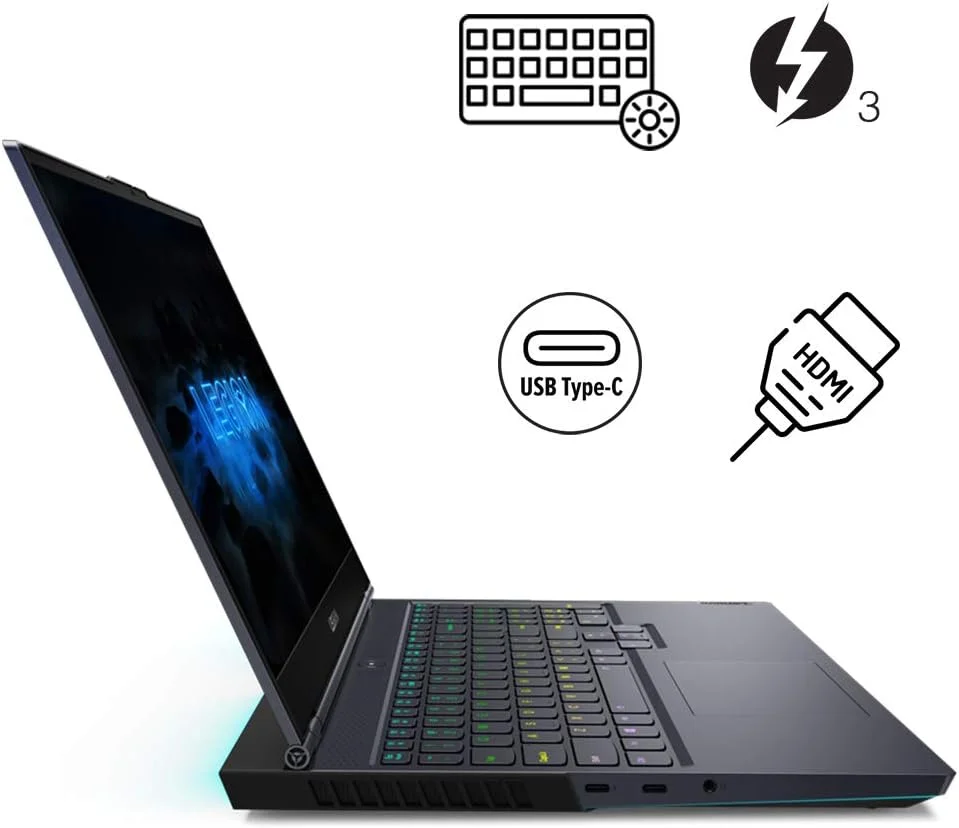 لپ تاپ گیمینگ Legion 7i، صفحه نمایش 15.6 اینچی FHD IPS 144Hz 500Nits، پردازنده i7-10750H، وب کم، کیبورد با نور پس زمینه RGB، وای فای 6، USB-C، تاندربولت 3، HDMI، کارت گرافیک GeForce RTX 2070 Super Max-Q 8GB، ویندوز 10، 16 گیگابایت رم، 1 ترابایت PCIe SSD لپ تاپ گیمینگ Legion 7i، صفحه نمایش 15.6 اینچی FHD IPS 144Hz 500Nits، پردازنده i7-10750H، وب کم، کیبورد با نور پس زمینه RGB، وای فای 6، USB-C، تاندربولت 3، HDMI، کارت گرافیک GeForce RTX 2070 Super Max-Q 8GB، ویندوز 10، 16 گیگابایت رم، 1 ترابایت PCIe SSD