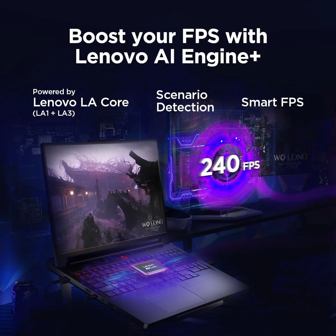 لپ تاپ گیمینگ لنوو Legion Pro 7 16IAX10H AI با صفحه نمایش 16 اینچی WQXGA OLED 240Hz، پردازنده Intel Ultra 9 275HX، رم 32 گیگابایتی، حافظه SSD 2 ترابایتی، کارت گرافیک RTX 5070Ti 12GBB GDDR7، کیبورد RGB ENG-ARB، ویندوز 11، مشکی کسوفی [83F5008PAX] + 2 سال Premium Care