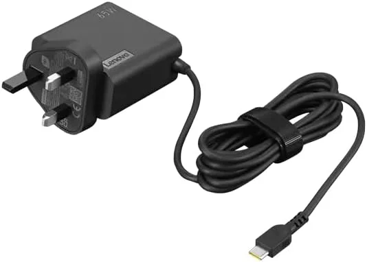 آداپتور دیواری 65 واتی USB-C لنوو با دوشاخه UK، آداپتور/اینورتر برق، مناسب برای استفاده در محیط داخلی، رنگ مشکی آداپتور دیواری 65 واتی USB-C لنوو با دوشاخه UK، آداپتور/اینورتر برق، مناسب برای استفاده در محیط داخلی، رنگ مشکی