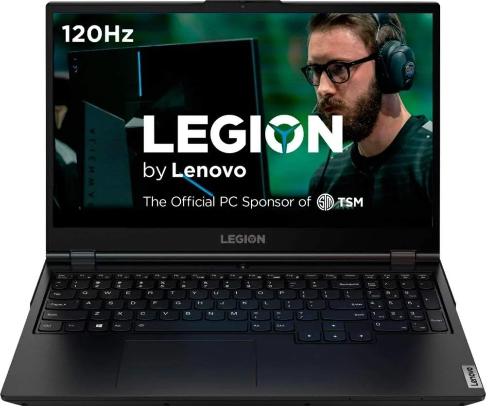 لپ تاپ گیمینگ Lenovo Legion 5 15.6" FHD VR Ready، IPS، i7-10750H، USB-C، HDMI، WiFi 6، وب کم، کیبورد با نور پس زمینه، بلوتوث، NVIDIA GeForce GTX 1660 Ti، Win 10، مشکی (32 گیگابایت رم | 1 ترابایت PCIe SSD)