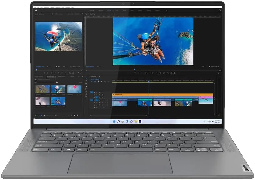 لپ تاپ لنوو Slim 7 Pro X: Ryzen 9 6900HS، RTX 3050، رم 32 گیگابایتی DDR5، SSD 1 ترابایتی، صفحه نمایش لمسی 14.5 اینچی IPS 3K (3072x1920) 120 هرتز، ویندوز 11 خاکستری