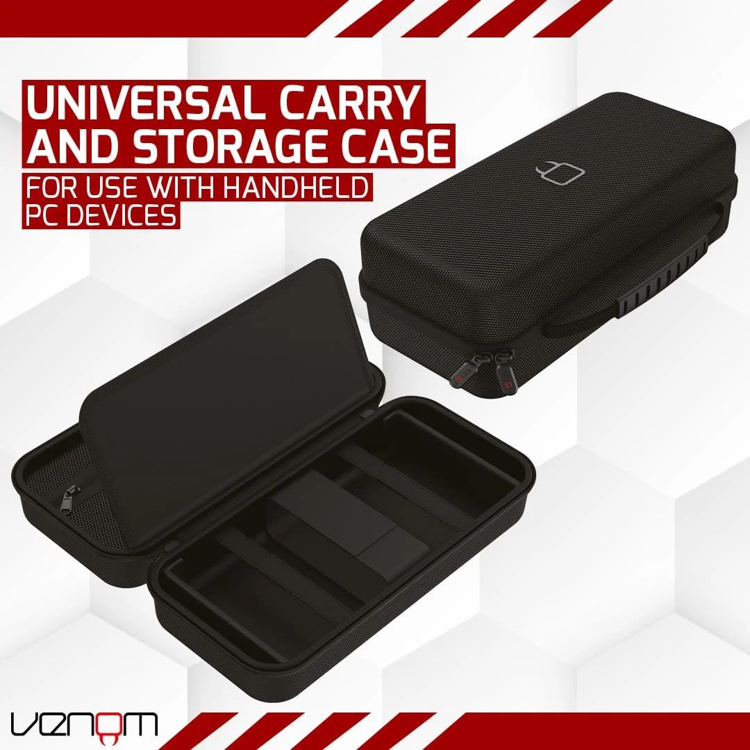 کیف حمل و نگهداری کنسول دستی ونوم - سازگار با استیم دک، ایسوس راگ الای، لاجیتک جی کلود، ام اس آی کلاو، لنوو لژیون گو کیف حمل و نگهداری کنسول دستی ونوم - سازگار با استیم دک، ایسوس راگ الای، لاجیتک جی کلود، ام اس آی کلاو، لنوو لژیون گو