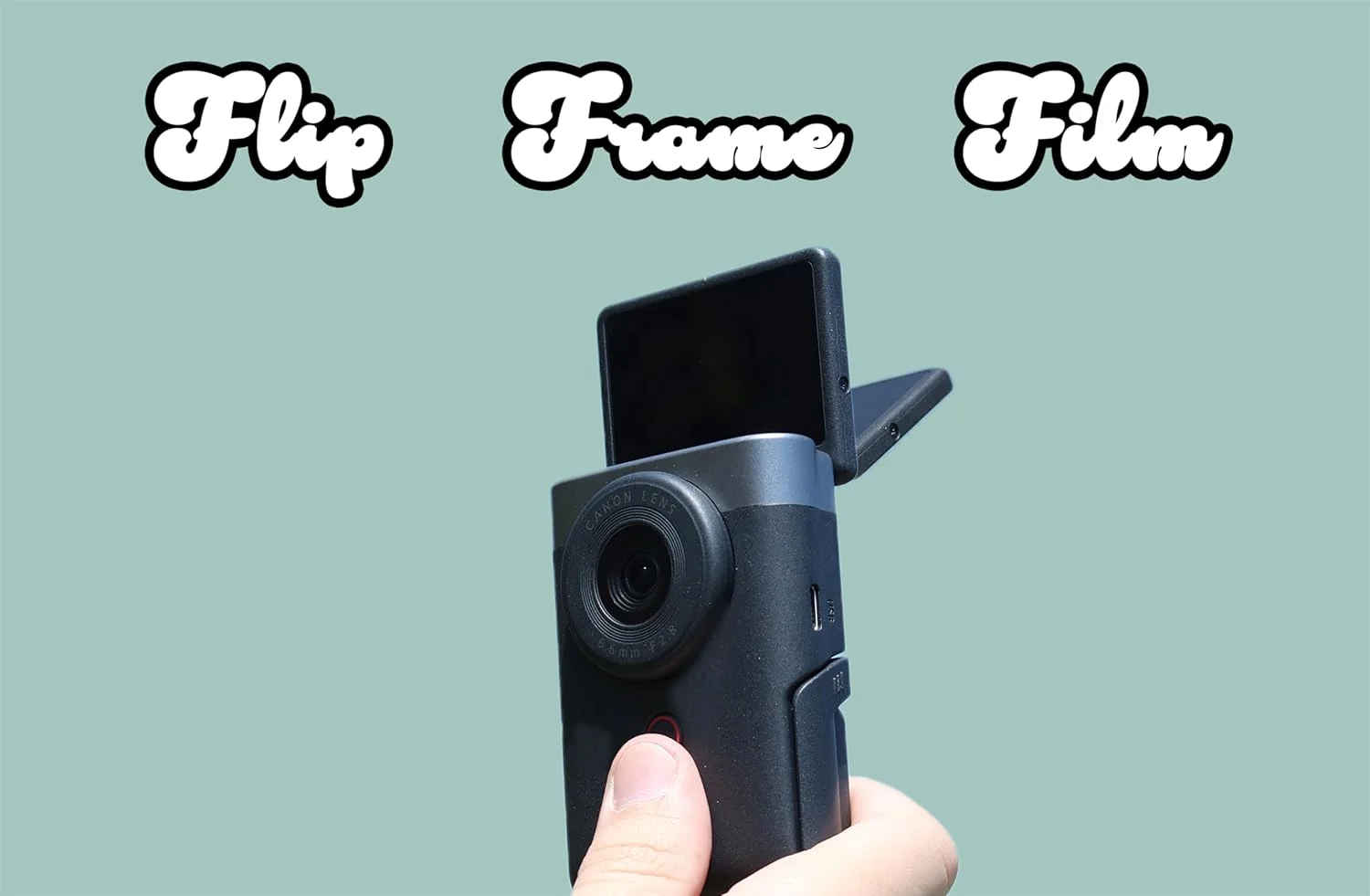 دوربین ولاگ کانن PowerShot V10 برای تولیدکنندگان محتوا، لنز واید 19 میلی‌متری، سنسور CMOS 1 اینچی، ویدیوی 4K، ردیابی چهره، میکروفون داخلی، تثبیت‌کننده تصویر، وب‌کم، پخش زنده، نقره‌ای