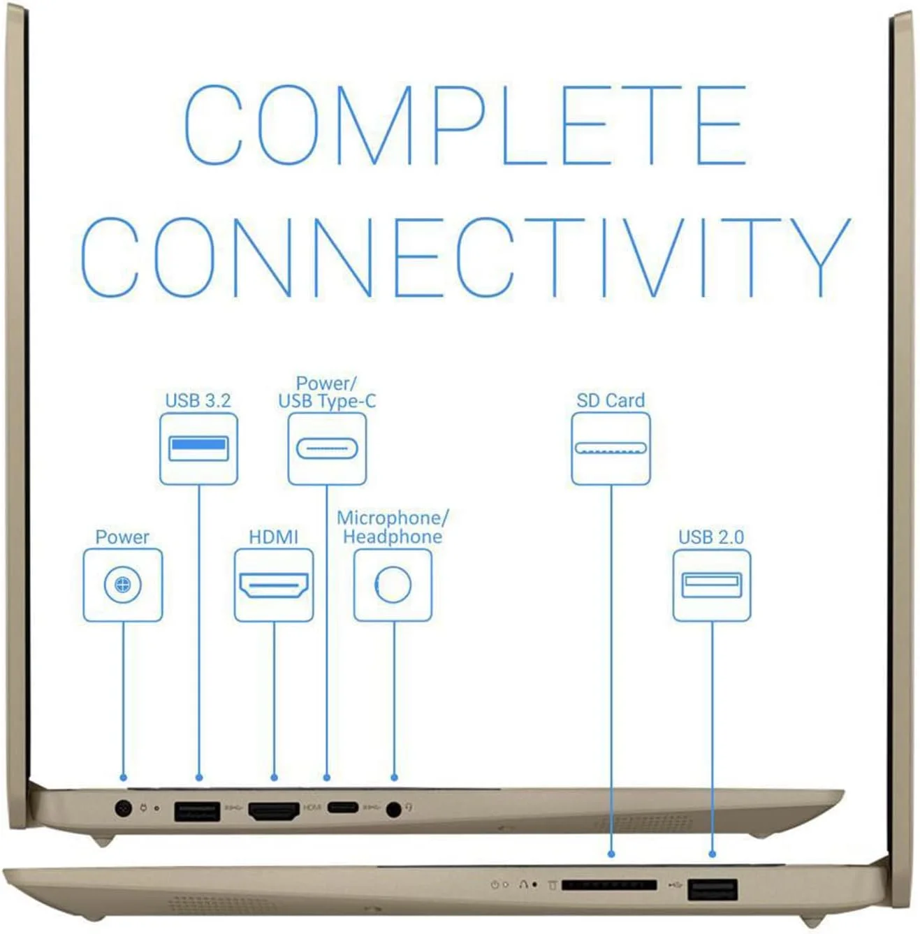 لپ تاپ لنوو Ideapad 3i، صفحه نمایش لمسی 15.6 اینچی FHD، پردازنده Intel Core i3-1115G4، رم 20 گیگابایتی DDR4، حافظه SSD NVMe TLC 1 ترابایتی، گرافیک Intel UHD، ویندوز 11 S، همراه با ماوس بی سیم TWE، رنگ ماسه ای لپ تاپ لنوو Ideapad 3i، صفحه نمایش لمسی 15.6 اینچی FHD، پردازنده Intel Core i3-1115G4، رم 20 گیگابایتی DDR4، حافظه SSD NVMe TLC 1 ترابایتی، گرافیک Intel UHD، ویندوز 11 S، همراه با ماوس بی سیم TWE، رنگ ماسه ای