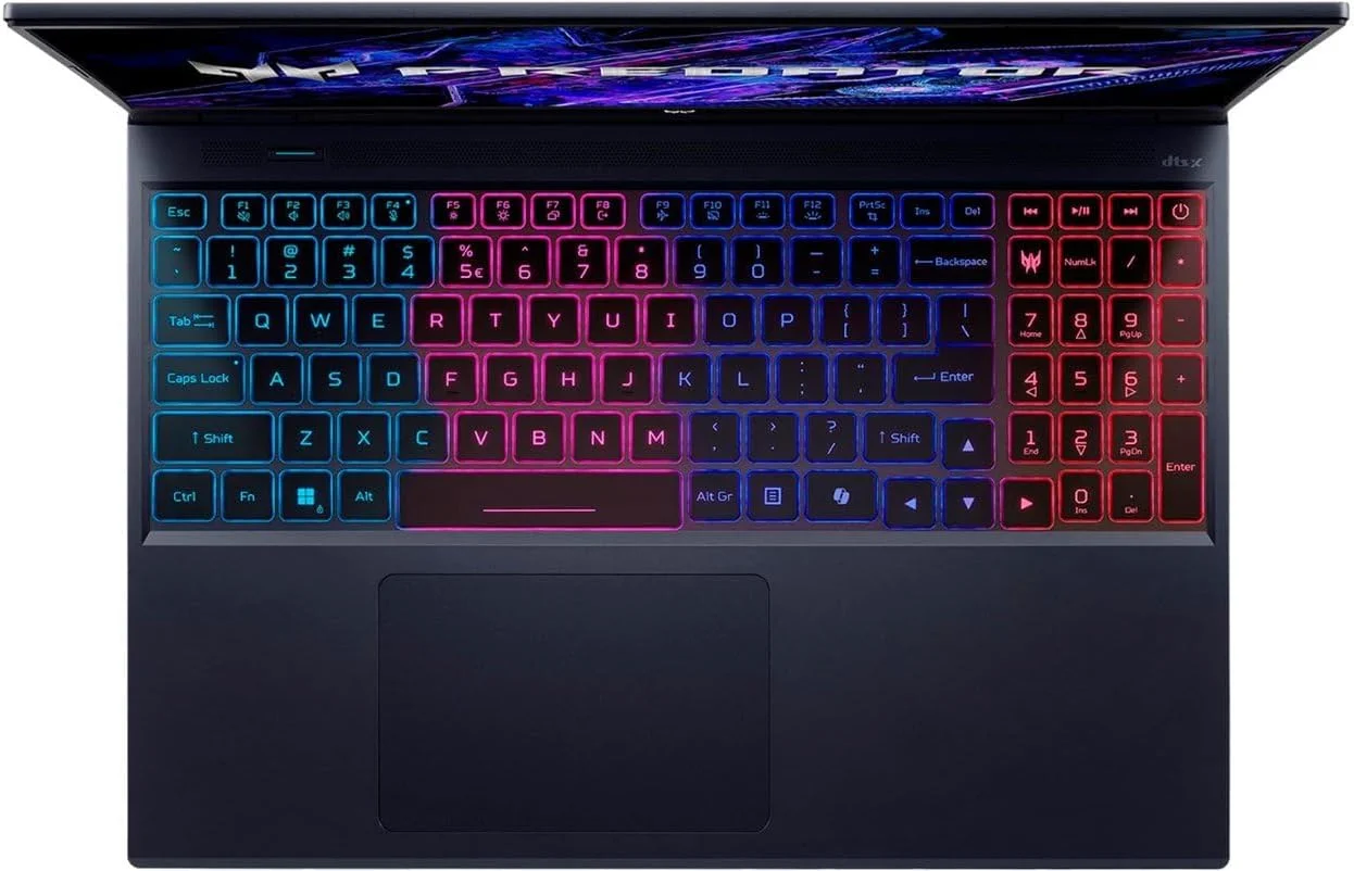 لپ تاپ گیمینگ ایسر Predator Helios Neo 16، نمایشگر 16 اینچی WUXGA 165Hz IPS، پردازنده Core i9-14900HX، کارت گرافیک GeForce RTX 4060، رم 16 گیگابایتی DDR5، حافظه 1 ترابایتی PCle 4.0، WiFi 6E، TB 4، کیبورد RGB 4 ناحیه ای، RJ45، کابل SPS HDMI، ویندوز 11 پرو لپ تاپ گیمینگ ایسر Predator Helios Neo 16، نمایشگر 16 اینچی WUXGA 165Hz IPS، پردازنده Core i9-14900HX، کارت گرافیک GeForce RTX 4060، رم 16 گیگابایتی DDR5، حافظه 1 ترابایتی PCle 4.0، WiFi 6E، TB 4، کیبورد RGB 4 ناحیه ای، RJ45، کابل SPS HDMI، ویندوز 11 پرو