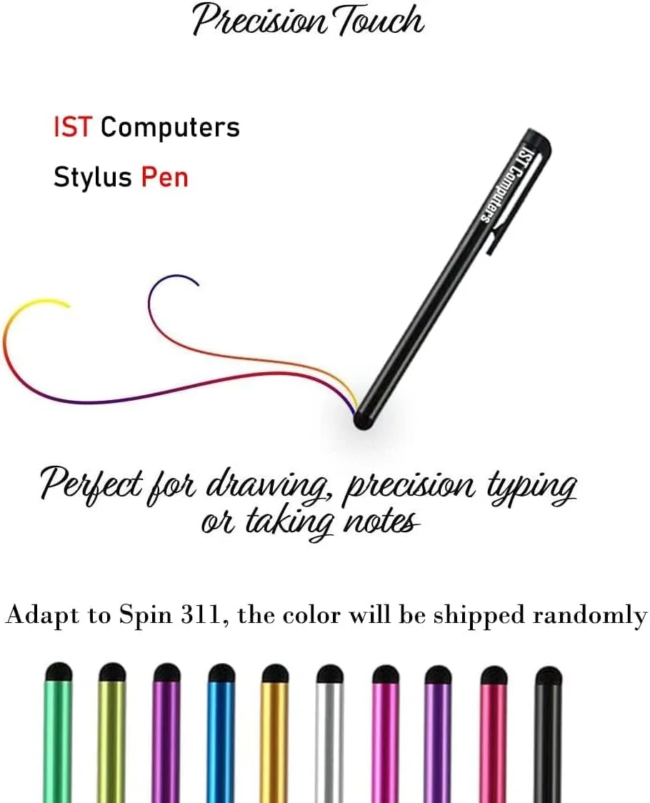 کروم بوک لمسی 2 در 1 ایسر Spin 311 3H با صفحه نمایش 11.6 اینچی (پردازنده 8 هسته ای MediaTek MT8183C، حافظه 64 گیگابایتی eMMC، رم 4 گیگابایتی، قلم)، لپ تاپ تاشو تبدیل شونده مناسب خانه و دانشجو، عمر باتری 15 ساعته، قلم IST، وب کم، سیستم عامل Chrome، نقره ای خالص