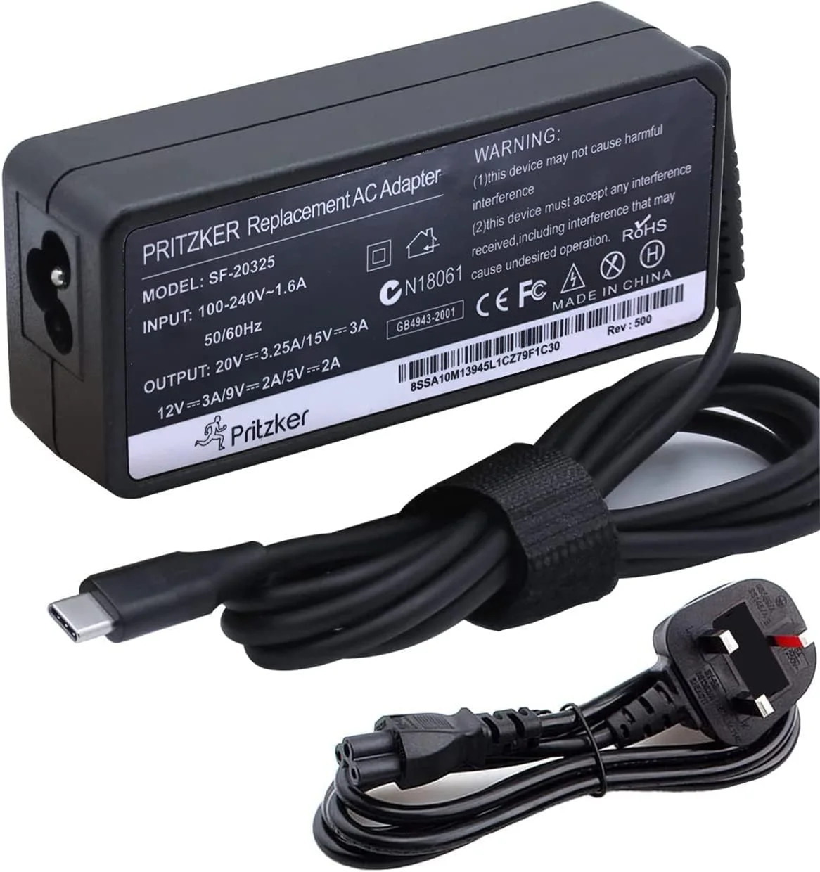آداپتور برق 65 واتی USB C سازگار با Lenovo Think Pad Yoga، HP chrome book، Dell XPS، ASUS، Acer، HUAWEI، Xiaomi، Samsung و سایر دستگاه های Type C منبع تغذیه لپ تاپ دیواری PD (شارژر Type C) آداپتور برق 65 واتی USB C سازگار با Lenovo Think Pad Yoga، HP chrome book، Dell XPS، ASUS، Acer، HUAWEI، Xiaomi، Samsung و سایر دستگاه های Type C منبع تغذیه لپ تاپ دیواری PD (شارژر Type C)
