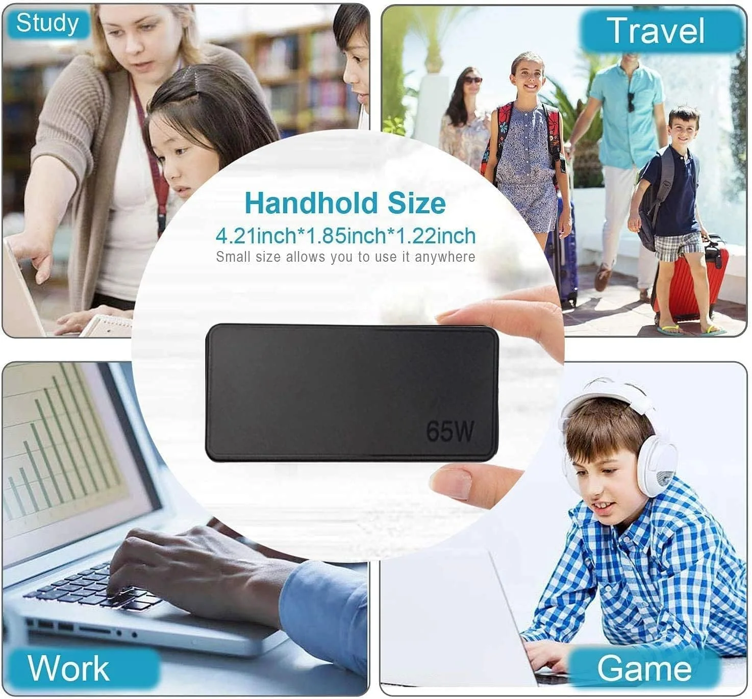 آداپتور برق 65 واتی USB C سازگار با Lenovo Think Pad Yoga، HP chrome book، Dell XPS، ASUS، Acer، HUAWEI، Xiaomi، Samsung و سایر دستگاه های Type C منبع تغذیه لپ تاپ دیواری PD (شارژر Type C) آداپتور برق 65 واتی USB C سازگار با Lenovo Think Pad Yoga، HP chrome book، Dell XPS، ASUS، Acer، HUAWEI، Xiaomi، Samsung و سایر دستگاه های Type C منبع تغذیه لپ تاپ دیواری PD (شارژر Type C)