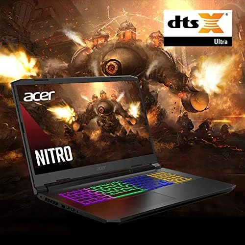 لپ تاپ گیمینگ Acer Nitro 5 AN517-41-R0RZ، پردازنده AMD Ryzen 7 5800H (8 هسته ای) | کارت گرافیک NVIDIA GeForce RTX 3060 | صفحه نمایش 17.3 اینچی FHD 144Hz IPS | 16 گیگابایت DDR4 | 1 ترابایت NVMe SSD | WiFi 6 | کیبورد با نور پس زمینه RGB لپ تاپ گیمینگ Acer Nitro 5 AN517-41-R0RZ، پردازنده AMD Ryzen 7 5800H (8 هسته ای) | کارت گرافیک NVIDIA GeForce RTX 3060 | صفحه نمایش 17.3 اینچی FHD 144Hz IPS | 16 گیگابایت DDR4 | 1 ترابایت NVMe SSD | WiFi 6 | کیبورد با نور پس زمینه RGB