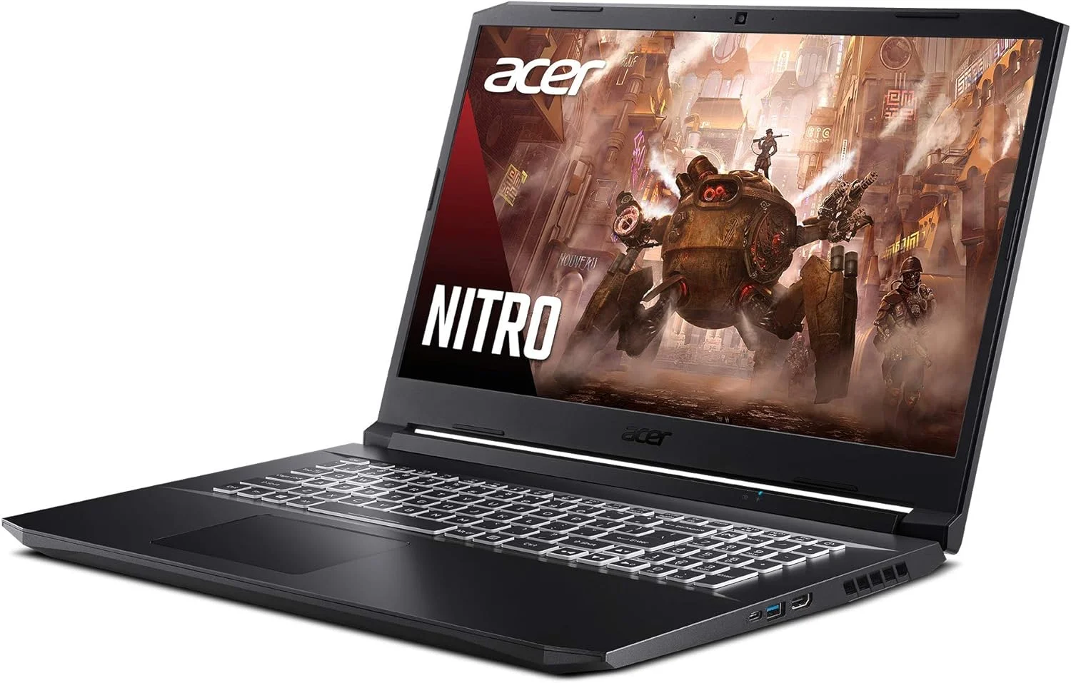 لپ تاپ گیمینگ Acer Nitro 5 AN517-41-R0RZ، پردازنده AMD Ryzen 7 5800H (8 هسته ای) | کارت گرافیک NVIDIA GeForce RTX 3060 | صفحه نمایش 17.3 اینچی FHD 144Hz IPS | 16 گیگابایت DDR4 | 1 ترابایت NVMe SSD | WiFi 6 | کیبورد با نور پس زمینه RGB لپ تاپ گیمینگ Acer Nitro 5 AN517-41-R0RZ، پردازنده AMD Ryzen 7 5800H (8 هسته ای) | کارت گرافیک NVIDIA GeForce RTX 3060 | صفحه نمایش 17.3 اینچی FHD 144Hz IPS | 16 گیگابایت DDR4 | 1 ترابایت NVMe SSD | WiFi 6 | کیبورد با نور پس زمینه RGB