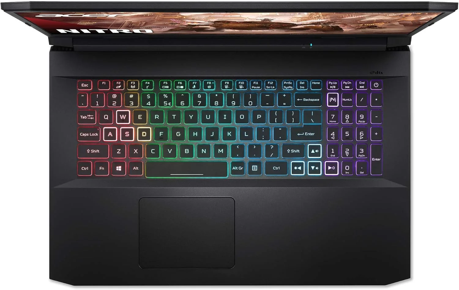 لپ تاپ گیمینگ Acer Nitro 5 AN517-41-R0RZ، پردازنده AMD Ryzen 7 5800H (8 هسته ای) | کارت گرافیک NVIDIA GeForce RTX 3060 | صفحه نمایش 17.3 اینچی FHD 144Hz IPS | 16 گیگابایت DDR4 | 1 ترابایت NVMe SSD | WiFi 6 | کیبورد با نور پس زمینه RGB لپ تاپ گیمینگ Acer Nitro 5 AN517-41-R0RZ، پردازنده AMD Ryzen 7 5800H (8 هسته ای) | کارت گرافیک NVIDIA GeForce RTX 3060 | صفحه نمایش 17.3 اینچی FHD 144Hz IPS | 16 گیگابایت DDR4 | 1 ترابایت NVMe SSD | WiFi 6 | کیبورد با نور پس زمینه RGB