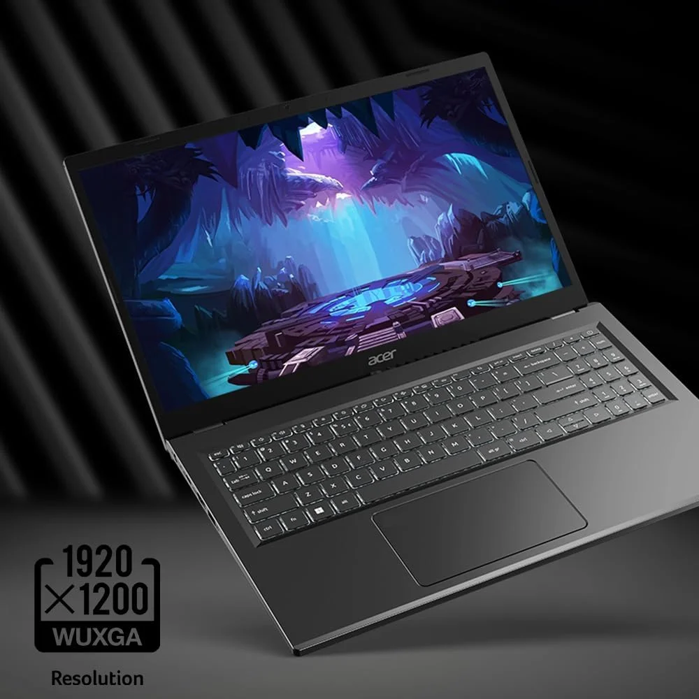 لپ تاپ باریک 14 اینچی Acer Aspire 5 | نمایشگر 14 اینچی WUXGA (1920 x 1200) IPS | پردازنده Core i5-1335U | گرافیک Intel Iris Xe | رم 8 گیگابایتی LPDDR5 | حافظه SSD 512 گیگابایتی Gen 4 | Wi-Fi 6E | USB4/Thunderbolt 4 | کیبورد با نور پس زمینه | A514-56M-576D، خاکستری لپ تاپ باریک 14 اینچی Acer Aspire 5 | نمایشگر 14 اینچی WUXGA (1920 x 1200) IPS | پردازنده Core i5-1335U | گرافیک Intel Iris Xe | رم 8 گیگابایتی LPDDR5 | حافظه SSD 512 گیگابایتی Gen 4 | Wi-Fi 6E | USB4/Thunderbolt 4 | کیبورد با نور پس زمینه | A514-56M-576D، خاکستری