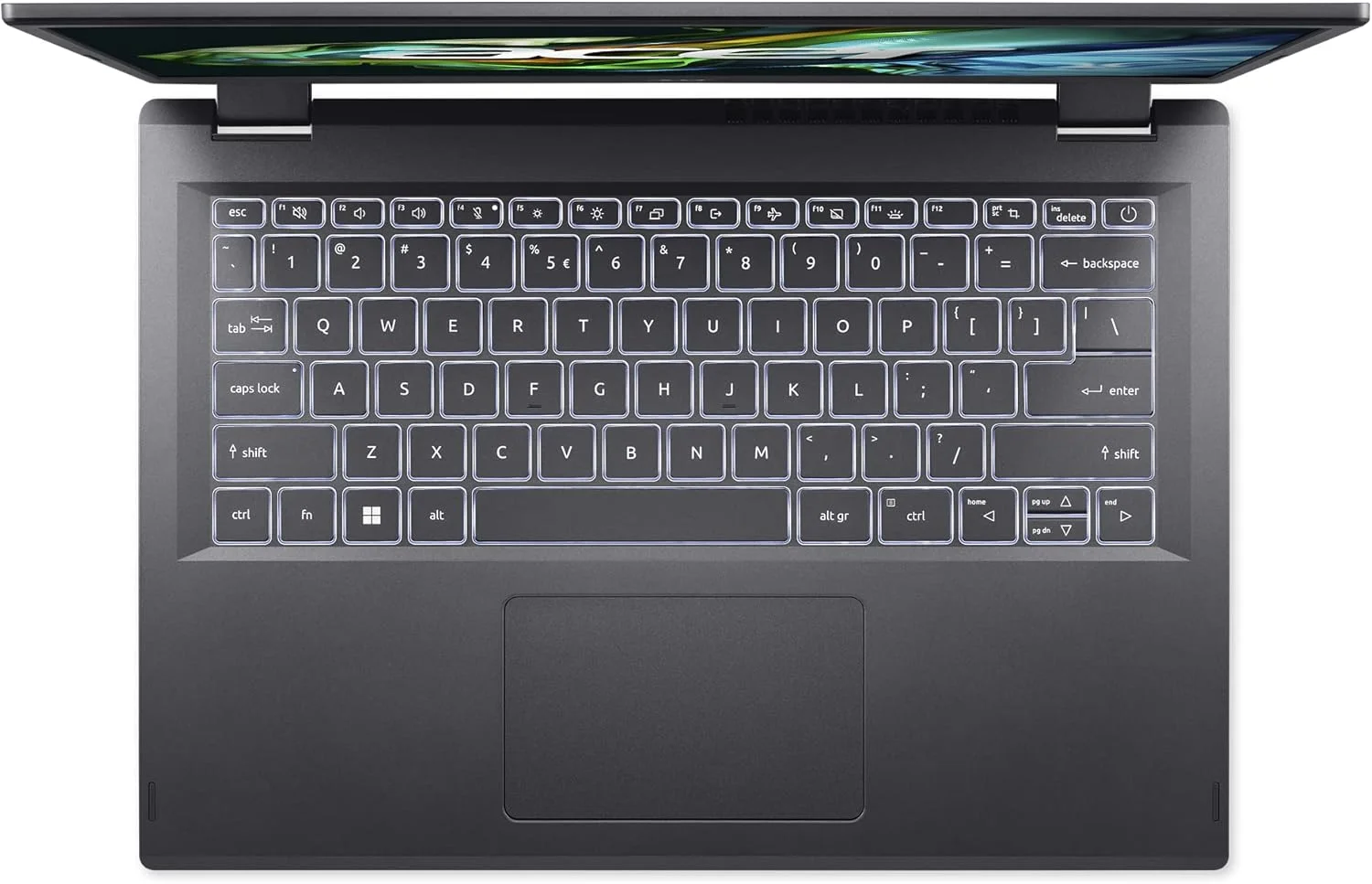 لپ تاپ باریک 14 اینچی Acer Aspire 5 | نمایشگر 14 اینچی WUXGA (1920 x 1200) IPS | پردازنده Core i5-1335U | گرافیک Intel Iris Xe | رم 8 گیگابایتی LPDDR5 | حافظه SSD 512 گیگابایتی Gen 4 | Wi-Fi 6E | USB4/Thunderbolt 4 | کیبورد با نور پس زمینه | A514-56M-576D، خاکستری لپ تاپ باریک 14 اینچی Acer Aspire 5 | نمایشگر 14 اینچی WUXGA (1920 x 1200) IPS | پردازنده Core i5-1335U | گرافیک Intel Iris Xe | رم 8 گیگابایتی LPDDR5 | حافظه SSD 512 گیگابایتی Gen 4 | Wi-Fi 6E | USB4/Thunderbolt 4 | کیبورد با نور پس زمینه | A514-56M-576D، خاکستری