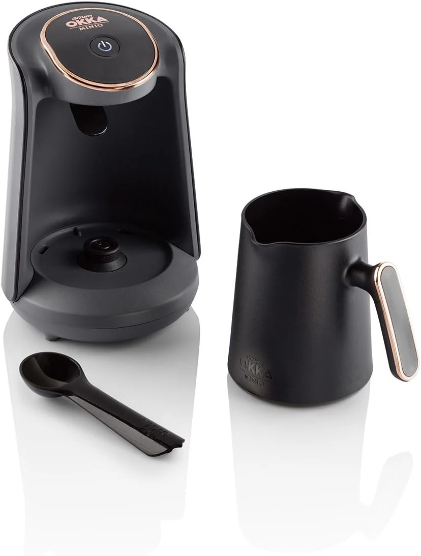 قهوه ساز ترک Arzum Okka Minio، مشکی/مسی، Ok004 "1 سال گارانتی سازنده"