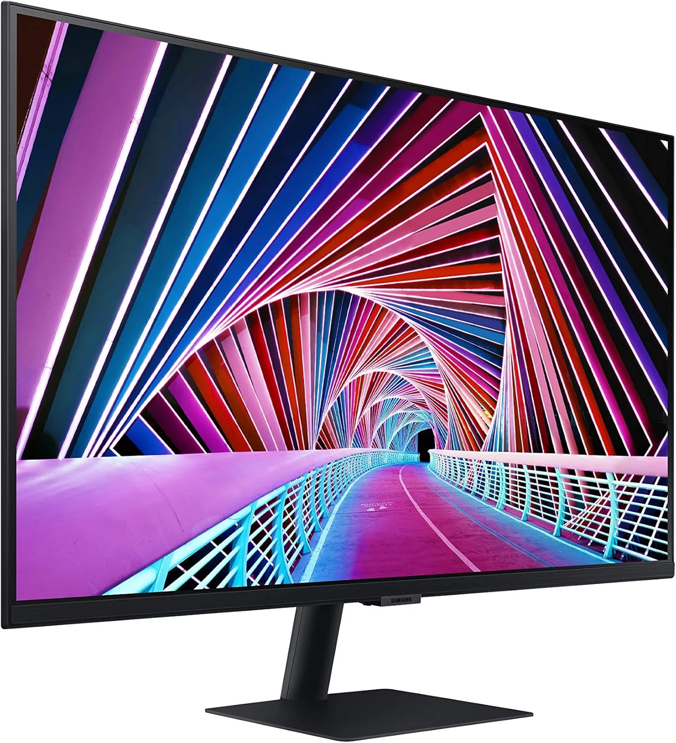 مانیتور کامپیوتر 27 اینچی سامسونگ سری S70A با رزولوشن 4K UHD، پنل IPS و HDR10 برای کامپیوتر، طراحی باریک بدون حاشیه، مراقبت از چشم دارای گواهی TUV Eye Comfort، پایه کاملاً قابل تنظیم، LS27A700NWNXZA، مشکی