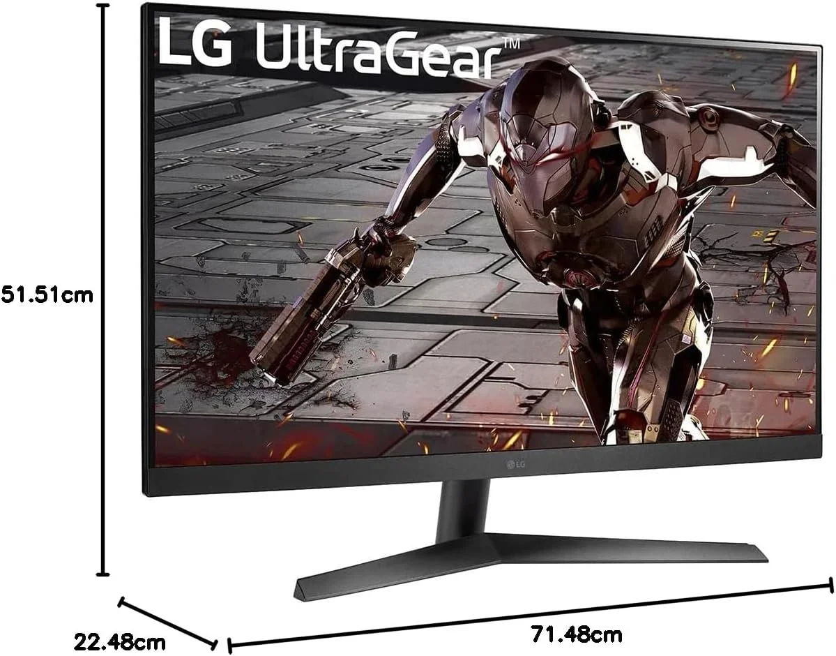 مانیتور گیمینگ ال‌جی UltraGear™ 32GN50R - سایز 31.5 اینچ Full HD 1920x1080 / نرخ تازه‌سازی 165 هرتز / زمان پاسخ‌گویی 1 میلی‌ثانیه MBR / پوشش 95% sRGB (Typ.) / HDR10 / سازگار با NVIDIA® G-SYNC® / AMD FreeSync™ Premium