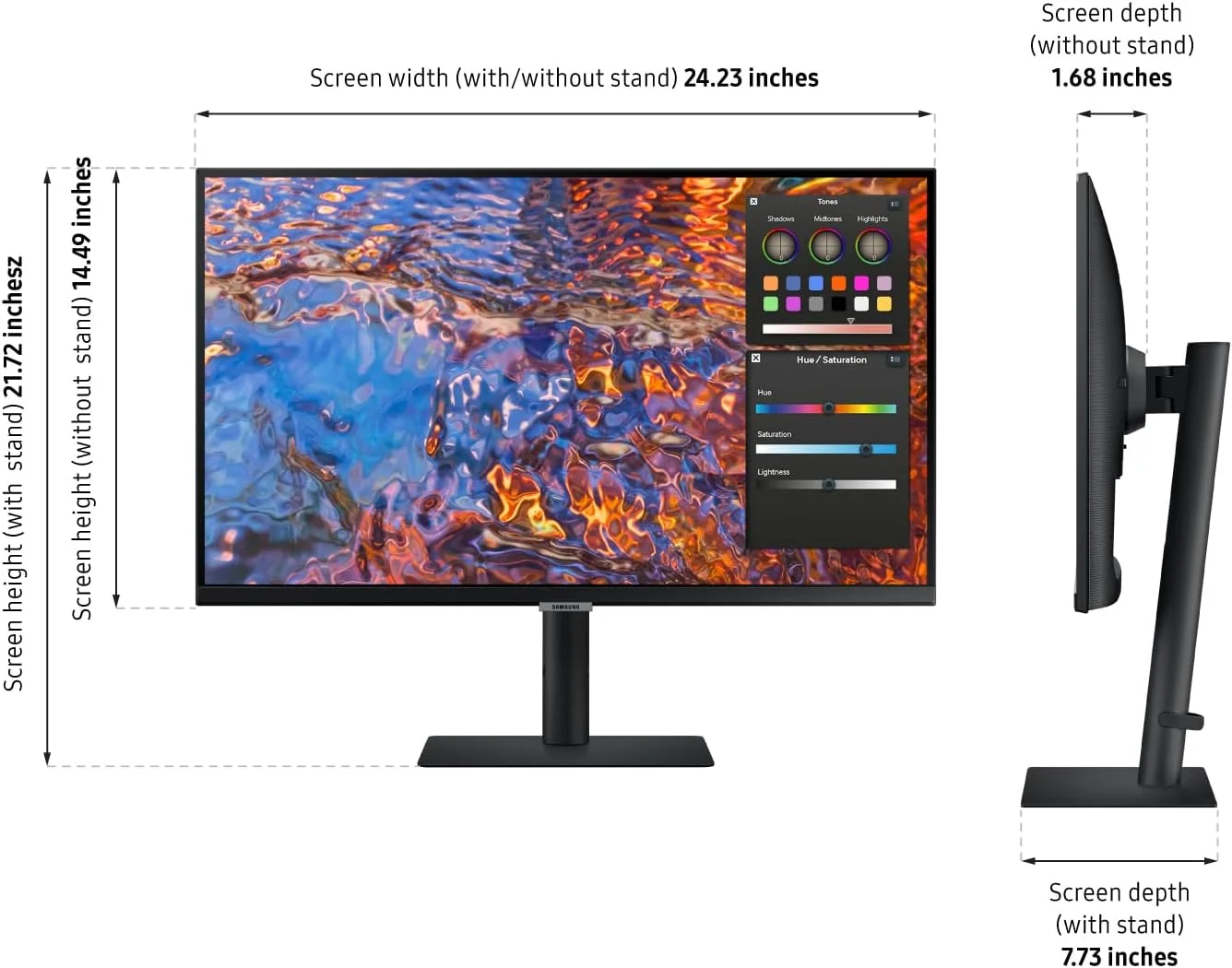 مانیتور 27 اینچی سامسونگ Viewfinity S80 با رزولوشن 4K، مناسب کسب و کار، مشکی