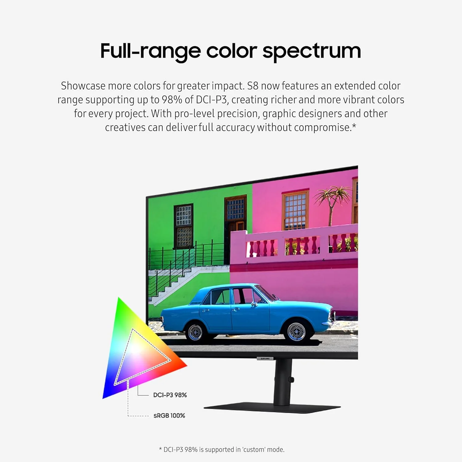مانیتور 27 اینچی سامسونگ Viewfinity S80 با رزولوشن 4K، مناسب کسب و کار، مشکی