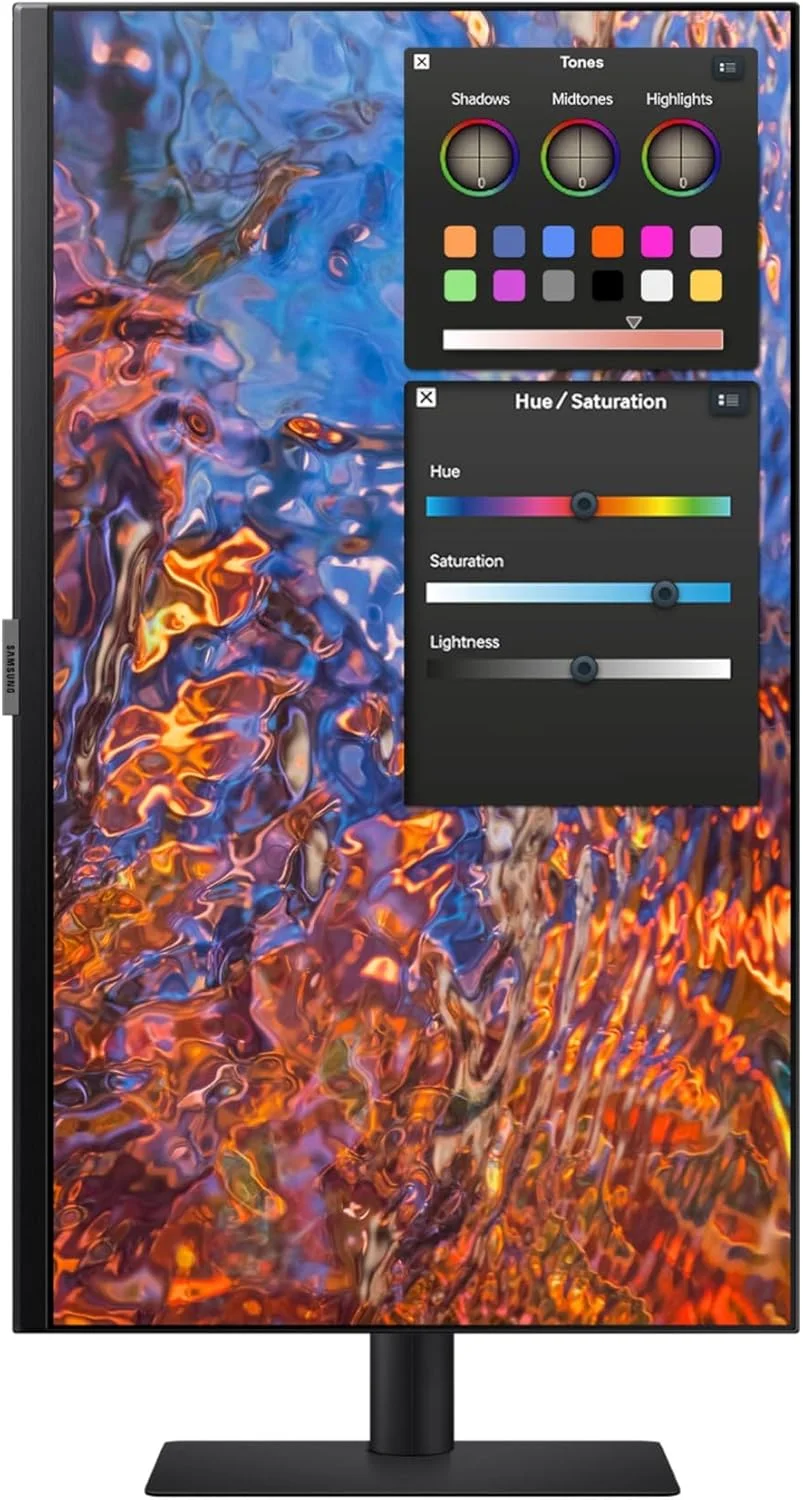 مانیتور 27 اینچی سامسونگ Viewfinity S80 با رزولوشن 4K، مناسب کسب و کار، مشکی