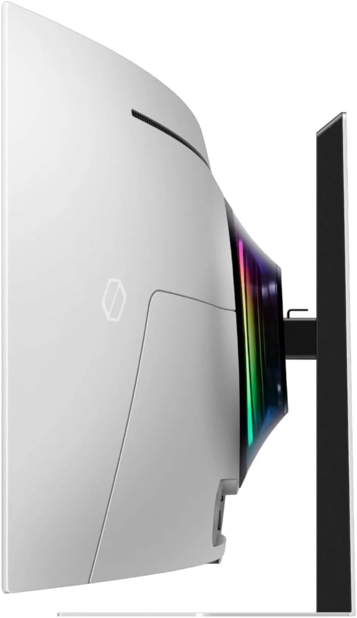 مانیتور گیمینگ هوشمند خمیده 49 اینچی سامسونگ Odyssey OLED G9 (G95SC) با QD-OLED، نرخ نوسازی 240 هرتز، زمان پاسخگویی 0.03 میلی‌ثانیه، AMD Freestyle Premium Pro، سازگار با G-Sync، Dual QHD، پردازنده Neo Quantum Pro، مدل LS49CG954SNXZA