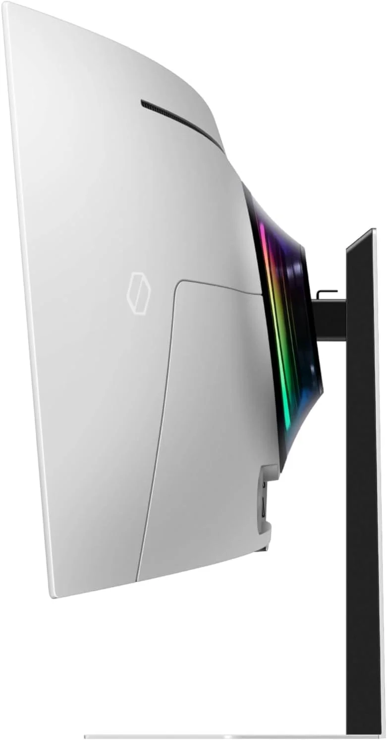 مانیتور گیمینگ هوشمند خمیده 49 اینچی سامسونگ Odyssey OLED G9 (G95SC) با QD-OLED، نرخ نوسازی 240 هرتز، زمان پاسخگویی 0.03 میلی‌ثانیه، AMD Freestyle Premium Pro، سازگار با G-Sync، Dual QHD، پردازنده Neo Quantum Pro، مدل LS49CG954SNXZA