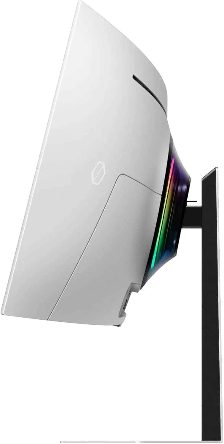 مانیتور گیمینگ هوشمند خمیده 49 اینچی سامسونگ Odyssey OLED G9 (G95SC) با QD-OLED، نرخ نوسازی 240 هرتز، زمان پاسخگویی 0.03 میلی‌ثانیه، AMD Freestyle Premium Pro، سازگار با G-Sync، Dual QHD، پردازنده Neo Quantum Pro، مدل LS49CG954SNXZA