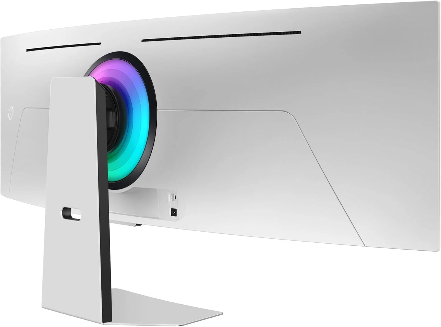 مانیتور گیمینگ هوشمند خمیده 49 اینچی سامسونگ Odyssey OLED G9 (G95SC) با QD-OLED، نرخ نوسازی 240 هرتز، زمان پاسخگویی 0.03 میلی‌ثانیه، AMD Freestyle Premium Pro، سازگار با G-Sync، Dual QHD، پردازنده Neo Quantum Pro، مدل LS49CG954SNXZA