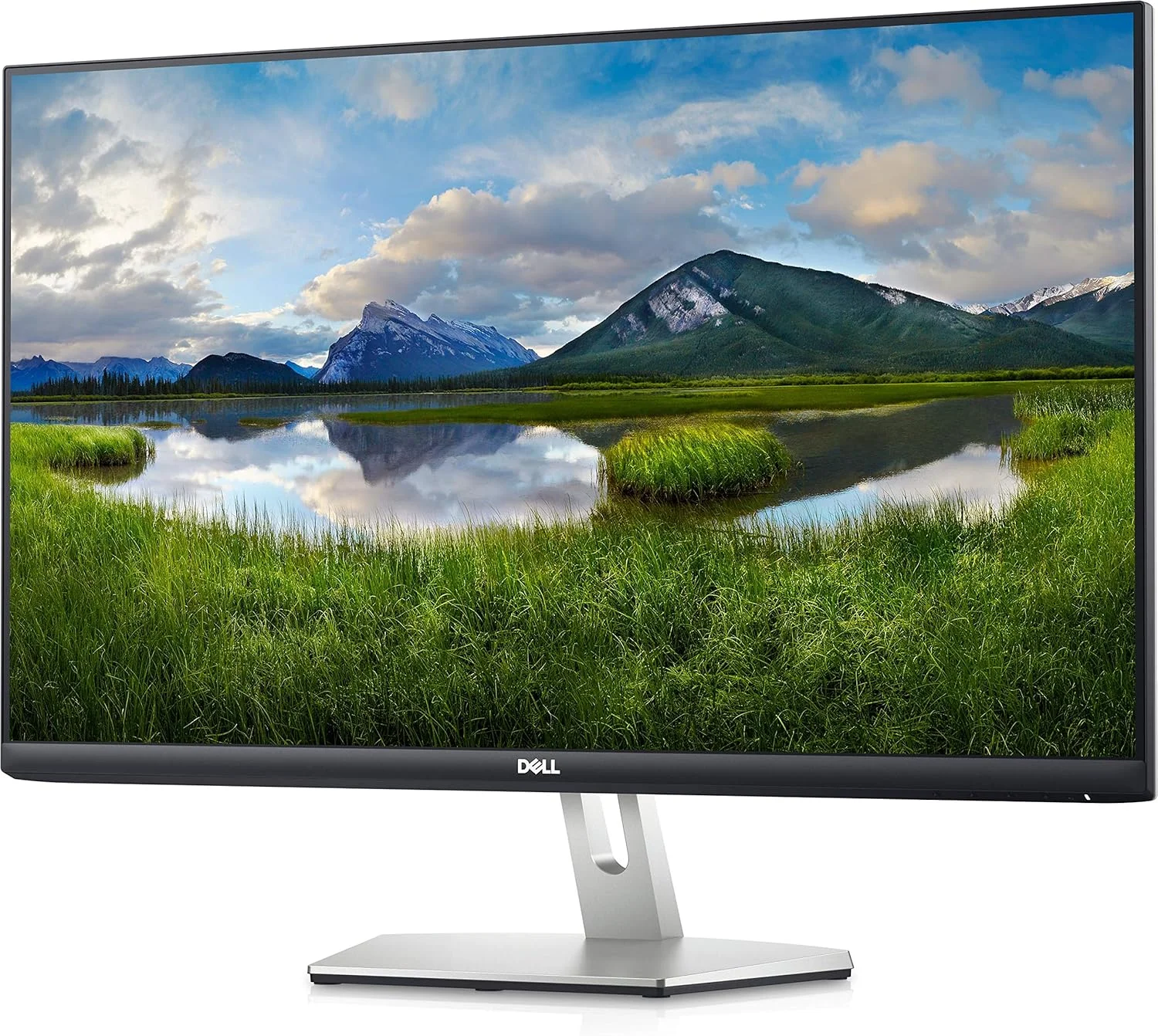 مانیتور 27 اینچی LED IPS سری S دل مدل 2021؛ FHD (1920x1080) تا 75 هرتز؛ 16:9؛ زمان پاسخگویی 4 میلی‌ثانیه؛ HDMI؛ AMD FreeSync، VESA - نقره‌ای، همراه با کابل HDMI TC