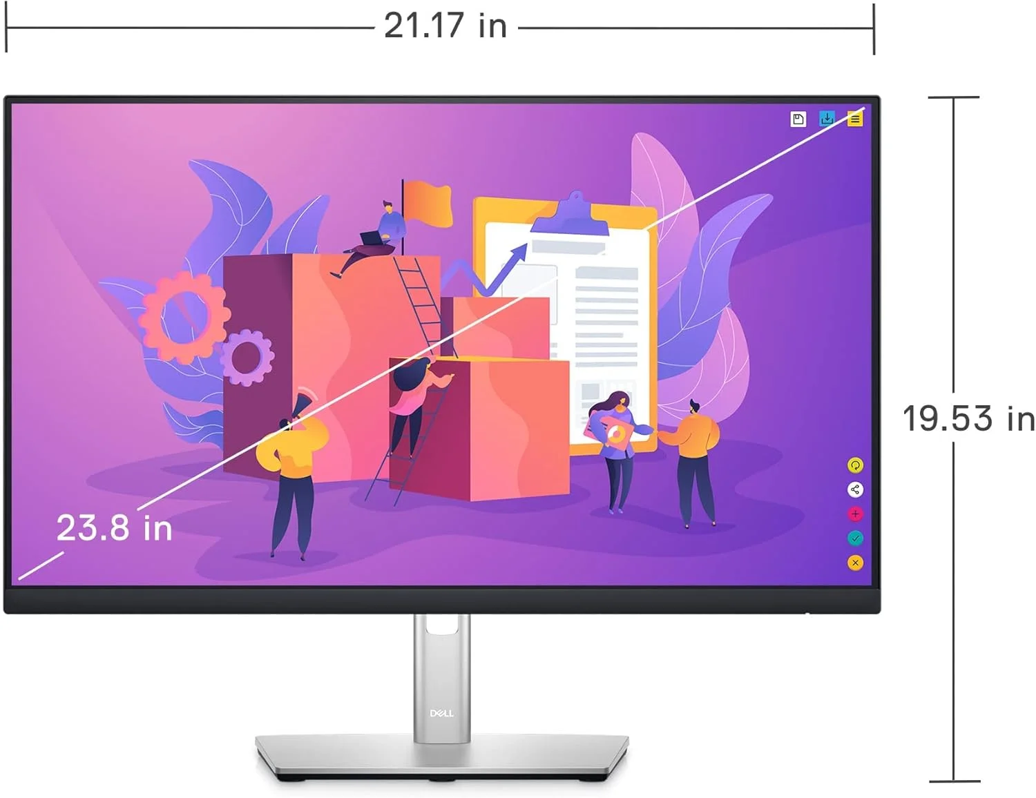 مانیتور 24 اینچ دل مدل P2422H فول اچ دی 1080p، فناوری IPS، فناوری Comfortview Plus، مشکی، DELL-P2422H مانیتور 24 اینچ دل مدل P2422H فول اچ دی 1080p، فناوری IPS، فناوری Comfortview Plus، مشکی، DELL-P2422H