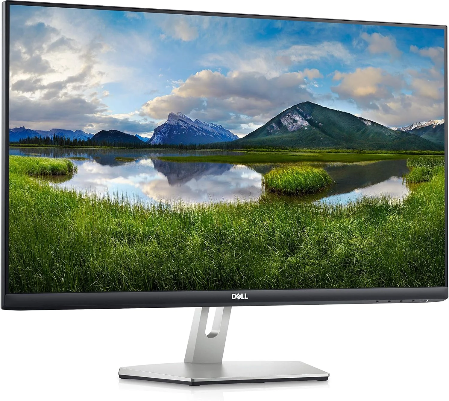 مانیتور 27 اینچی LED IPS سری S دل مدل 2021؛ FHD (1920x1080) تا 75 هرتز؛ 16:9؛ زمان پاسخگویی 4 میلی‌ثانیه؛ HDMI؛ AMD FreeSync، VESA - نقره‌ای، همراه با کابل HDMI TC