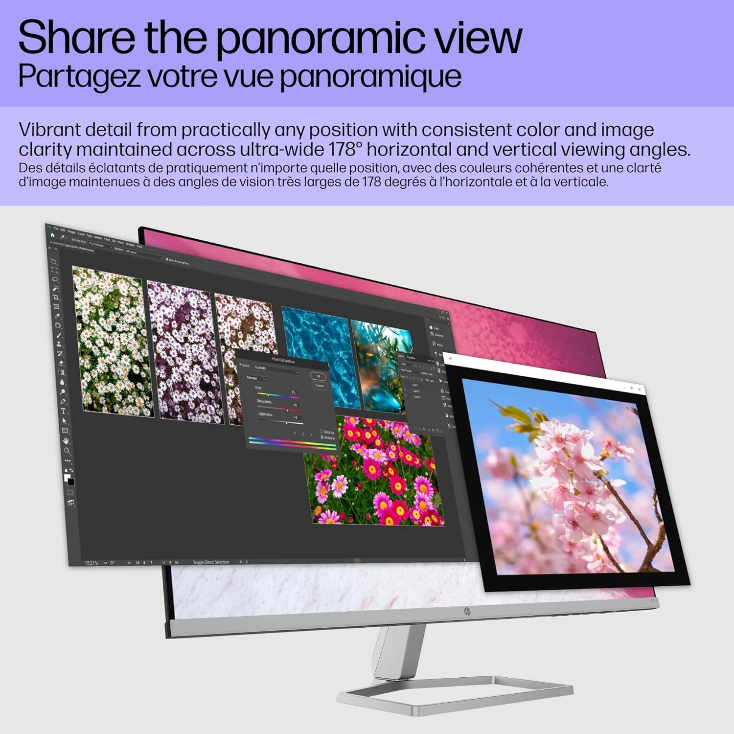 مانیتور ال ای دی 31.5 اینچی HP - M32f Full HD FreeSync - نقره ای و مشکی