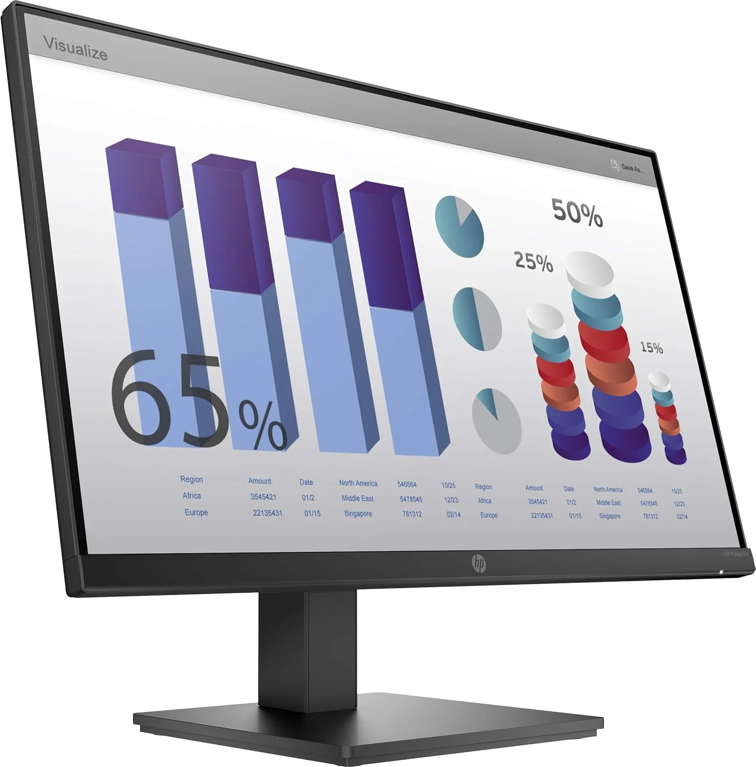 مانیتور 23 اینچی HP P24q G4 QHD