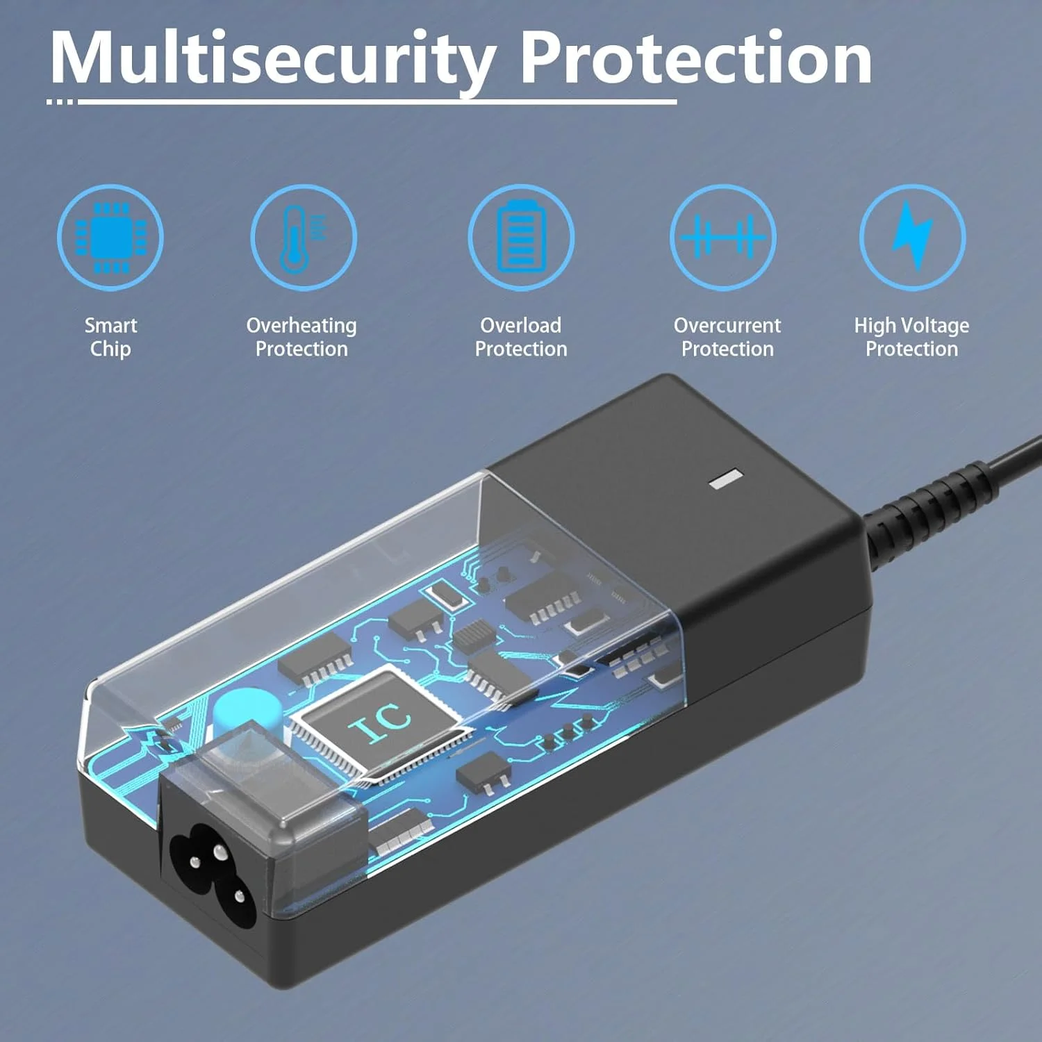 آداپتور شارژر لپ تاپ 65 وات 45 وات سازگار با Dell Inspiron سری 13 14 15 17 3000 5000 7000 Latitude 3510 3410 3520 3420 Vostro 5301 5390 19.5V 3.34A منبع تغذیه با نوک های 4.5*3.0mm و 7.4*5.0mm