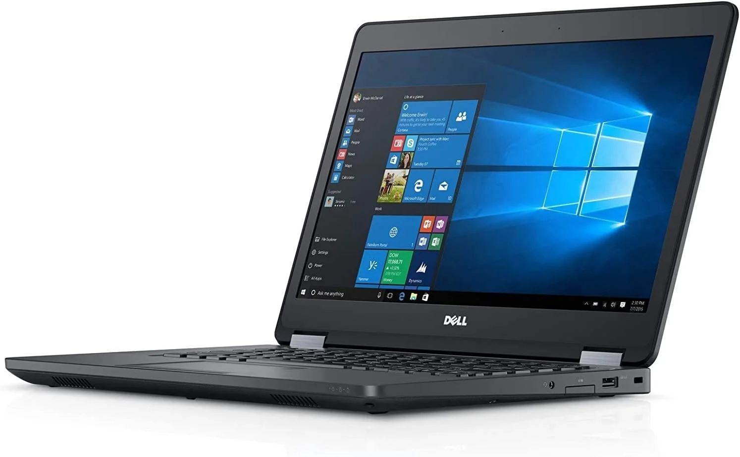 لپ تاپ تجاری دل Latitude E5470 HD - بدون وب کم - (Intel Core I5-6300U، رم 8 گیگابایتی، SSD 256 گیگابایتی، HDMI، بدون دوربین، Wifi، کارت خوان SC، ویندوز 10 پرو (تجدید شده)).