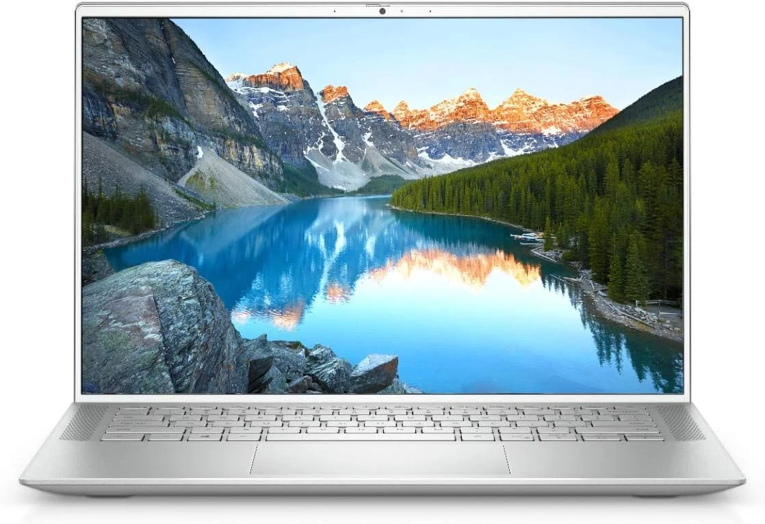 لپ تاپ فوق باریک Dell Inspiron 14 7400، پردازنده نسل 11 اینتل Core i5-1135G7، صفحه نمایش 14.5 اینچی QHD+، حافظه SSD 256 گیگابایتی، رم 8 گیگابایتی، گرافیک Intel® Iris® Xe، ویندوز 10 هوم، صفحه کلید انگلیسی عربی، نقره ای