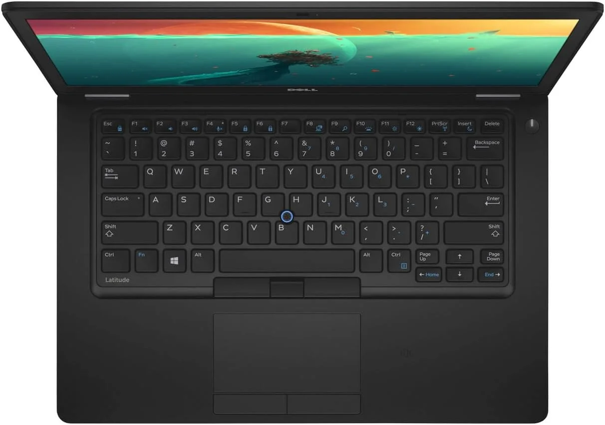 لپ تاپ 14 اینچی Dell Latitude 5480، پردازنده Intel Core I5 6300U 2.4Ghz، رم 16 گیگابایتی DDR4، حافظه SSD 256 گیگابایتی M.2، پورت USB Type-C، HDMI، وب کم، ویندوز 10 پرو X64 (بازسازی شده)