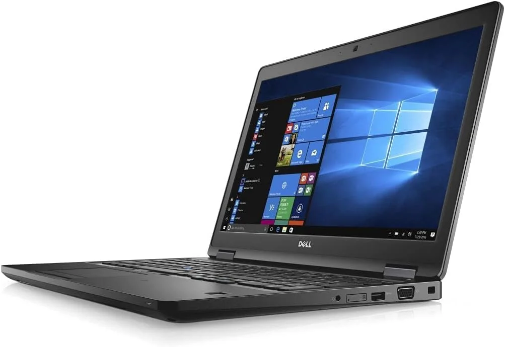 لپ تاپ تجاری DELL Latitude 5580 (بازسازی شده)، پردازنده Core i5-7300U، رم 8 گیگابایتی DDR4، هارد 256 گیگابایتی SSD M.2، صفحه نمایش 15.6 اینچی، ویندوز 10 پرو
