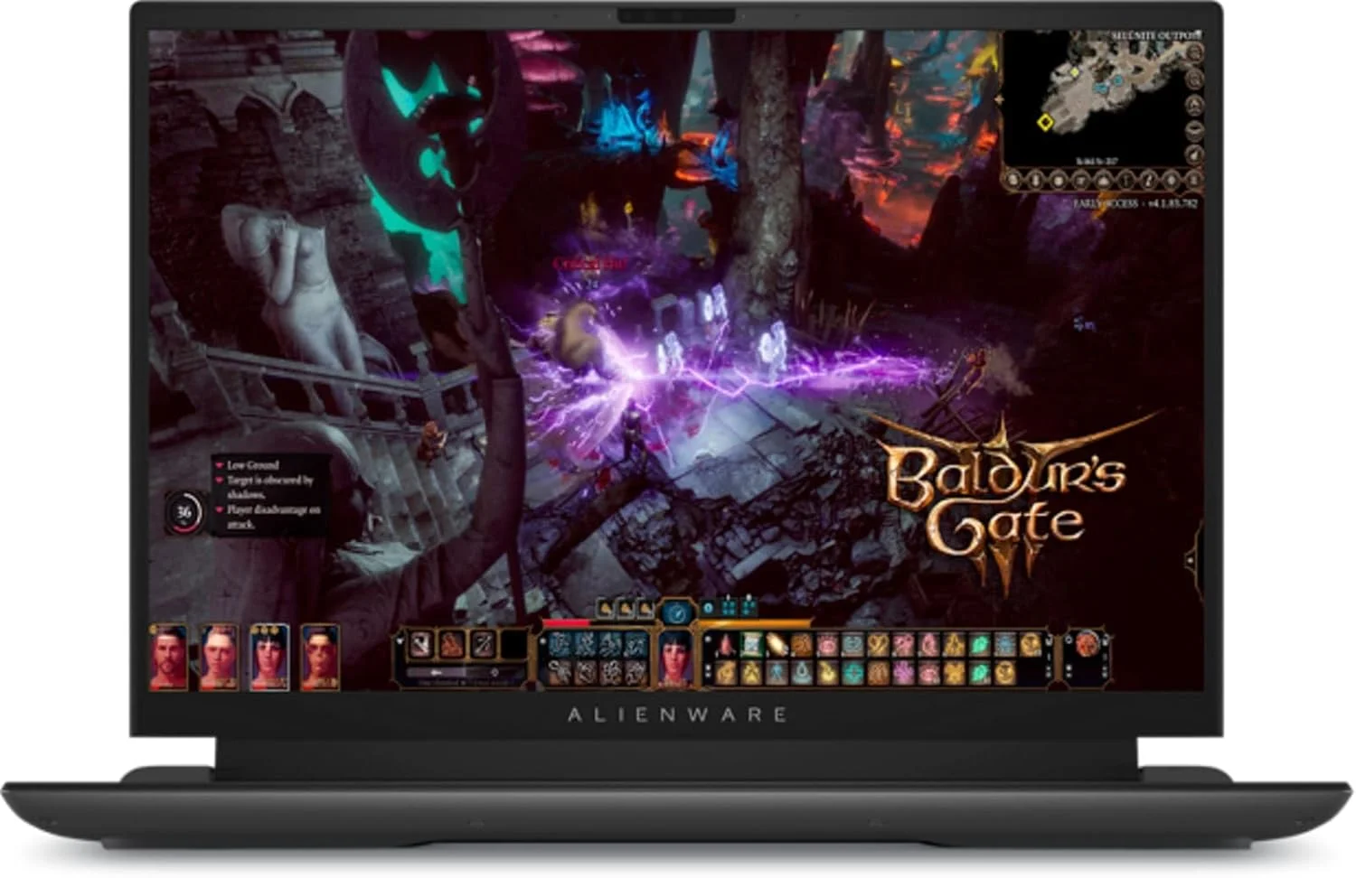 لپ تاپ Dell Alienware m18 (2023) | صفحه نمایش 18 اینچی 2560x1600 QHD+ 165Hz | پردازنده Core i9-13900HX - هارد درایو 2 ترابایتی SSD - رم 32 گیگابایتی - کارت گرافیک Nvidia GeForce RTX 4070 | 24 هسته @ 5.4 گیگاهرتز - 8 گیگابایت GDDR6X ویندوز 11 نسخه Home مشکی لپ تاپ Dell Alienware m18 (2023) | صفحه نمایش 18 اینچی 2560x1600 QHD+ 165Hz | پردازنده Core i9-13900HX - هارد درایو 2 ترابایتی SSD - رم 32 گیگابایتی - کارت گرافیک Nvidia GeForce RTX 4070 | 24 هسته @ 5.4 گیگاهرتز - 8 گیگابایت GDDR6X ویندوز 11 نسخه Home مشکی