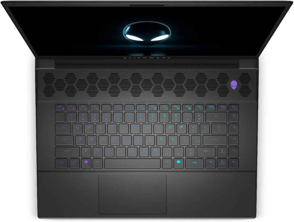 لپ تاپ گیمینگ Dell Alienware M16، پردازنده Intel I7-13700HX، رم 32 گیگابایت، حافظه SSD 1 ترابایت، کارت گرافیک NVIDIA® GeForce RTXâ„¢ 4070 8GB، صفحه نمایش 16 اینچ QHD+، ویندوز 11، رنگ Dark Metallic Moon - [16R1-ALN-CTO1-M16] (بازسازی شده)