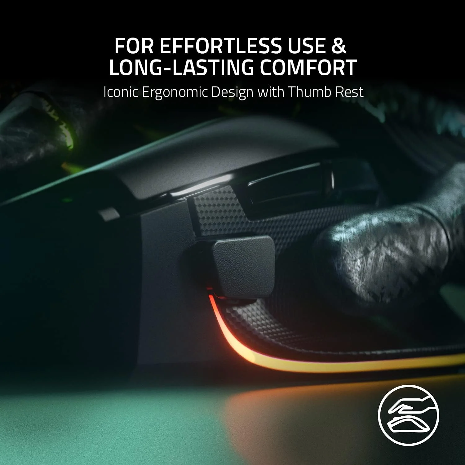 ماوس گیمینگ ارگونومیک قابل تنظیم Razer Basilisk V3: سریعترین سوئیچ ماوس، نورپردازی Chroma RGB، سنسور اپتیکال 26K DPI، 11 دکمه قابل برنامه ریزی، چرخ اسکرول HyperScroll - مشکی کلاسیک ماوس گیمینگ ارگونومیک قابل تنظیم Razer Basilisk V3: سریعترین سوئیچ ماوس، نورپردازی Chroma RGB، سنسور اپتیکال 26K DPI، 11 دکمه قابل برنامه ریزی، چرخ اسکرول HyperScroll - مشکی کلاسیک