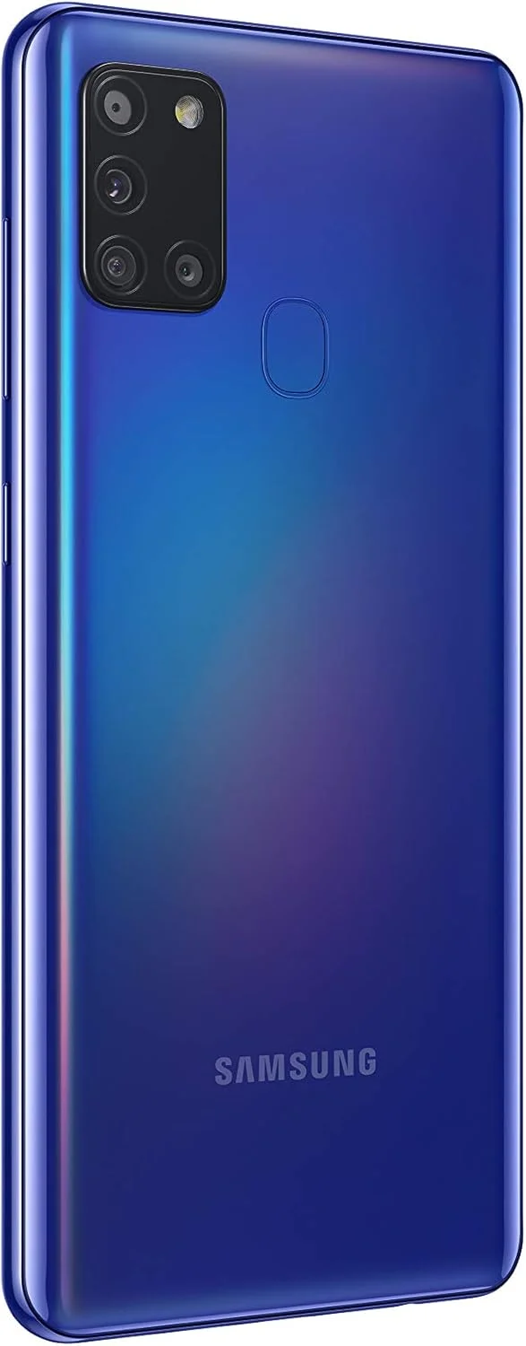 گوشی موبایل سامسونگ Galaxy A21s SM-A217F با صفحه نمایش 16.5 سانتی متر (6.5 اینچ)، رم 3 گیگابایت، حافظه داخلی 32 گیگابایت، دو سیم کارت 4G، آبی، اندروید 10.0، باتری 5000 میلی آمپر