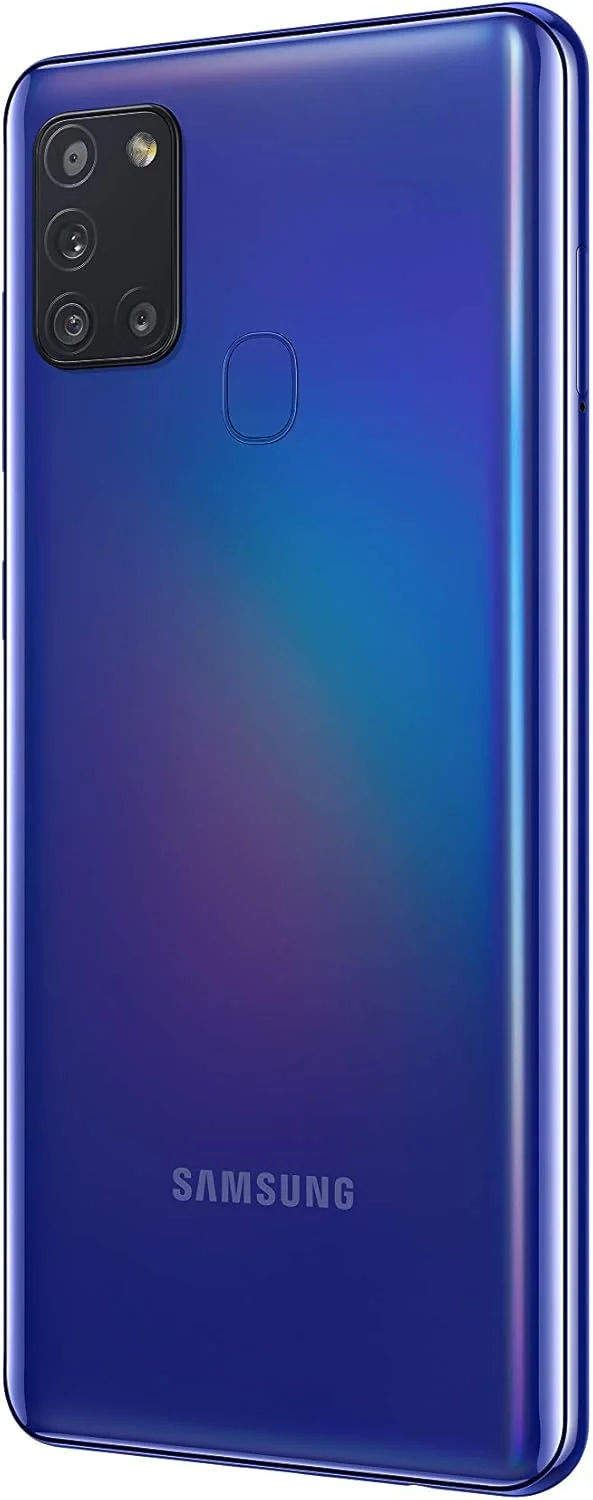 گوشی موبایل سامسونگ Galaxy A21s SM-A217F با صفحه نمایش 16.5 سانتی متر (6.5 اینچ)، رم 3 گیگابایت، حافظه داخلی 32 گیگابایت، دو سیم کارت 4G، آبی، اندروید 10.0، باتری 5000 میلی آمپر